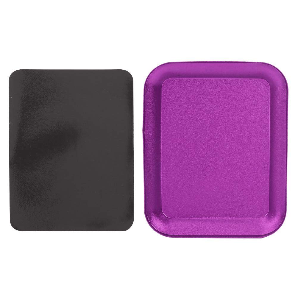 Magnetic Parts Tray, Magnetic Small Parts Tray Advanced Tool Design Model Bowl for Plate Screw Storage Nuts Screw Bolts RC Model Upgrade Part(Purple)
