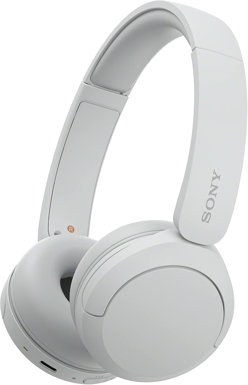 Sony WH-CH520 Wireless Bluetooth On-Ear Headphones - 50hr Battery, Lightweight,
