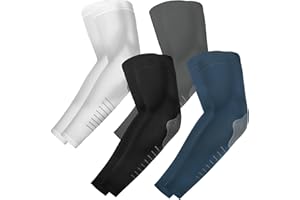 ROCK TAKIN UV Sun Protection Arm Sleeves for Men Women, Cooling Sun Sleeves to Cover Arms Sports Compression Covers for Golf