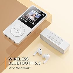 AGPTEK A02 MP3 Player with Bluetooth 5.3, 1.8 inch