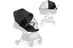 DUOMI 2-in-1 Stroller Sun Shade and Mosquito Net Cover - Universal Breathable Baby Cover With Two-Way Zipper for Extender