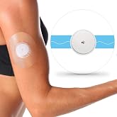 60Pcs Libre 2 Plus Sensor Covers Waterproof Freestyle Adhesive Patches | Latex-Free &amp; Hypoallergenic,15 Days Long Lasting Transparent Lingo Overpatches CGM Tape,No Glue in The Center