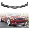 MODILOVER Front Bumper Lip Spoiler, Compatible with 2010-2013 Chevy Camaro V8 SS Only (Not Fit ZL1 Model), PU Unpainted Zl1 Style Add-on Front Splitter Air Dam Chin Protector
