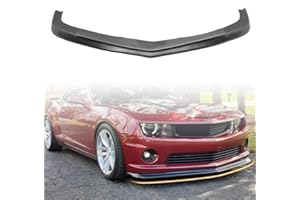 MODILOVER Front Bumper Lip Spoiler, Compatible with 2010-2013 Chevy Camaro V8 SS Only (Not Fit ZL1 Model), PU Unpainted Zl1 Style Add-on Front Splitter Air Dam Chin Protector