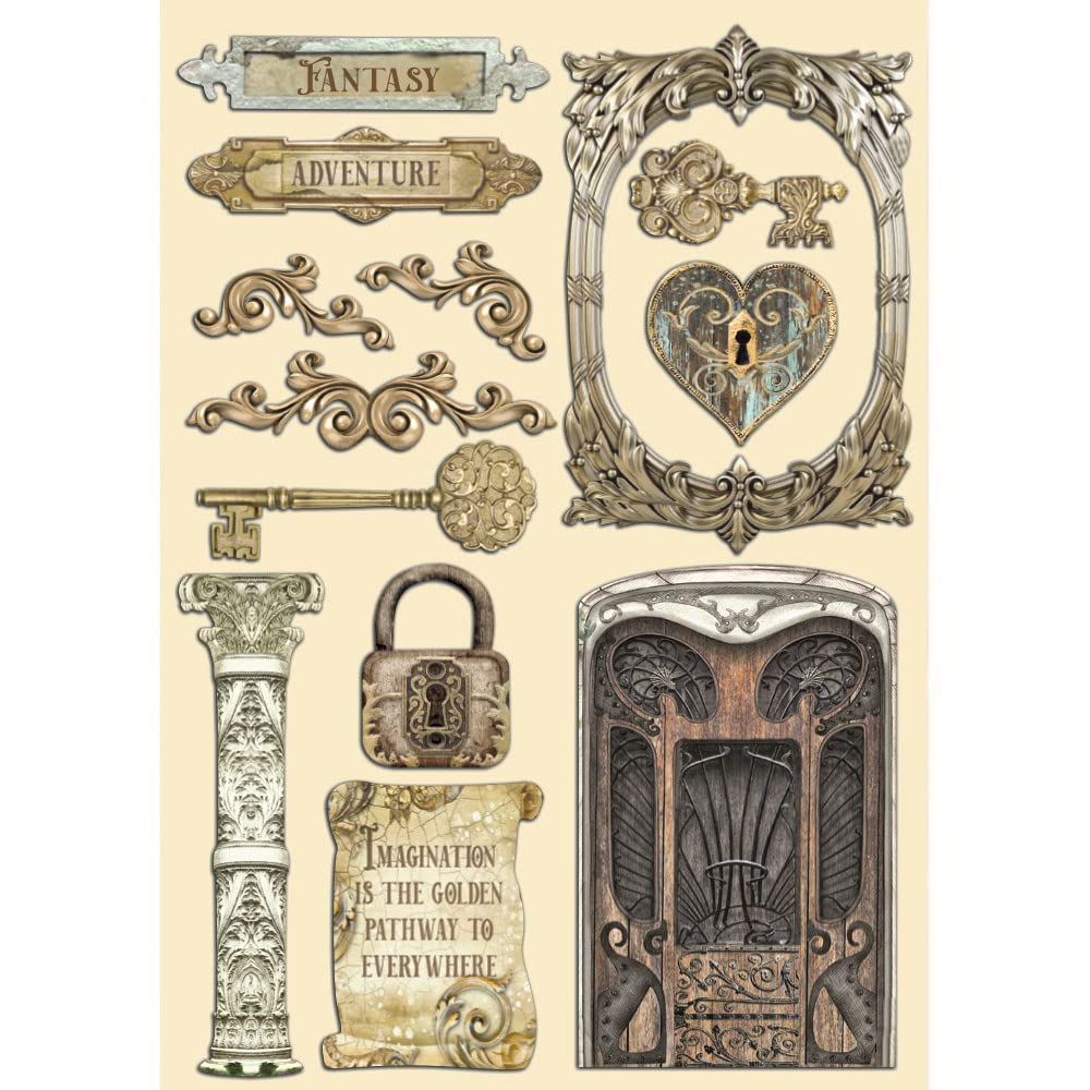 Stamperia Coloured Shape-Magic Forest, A5