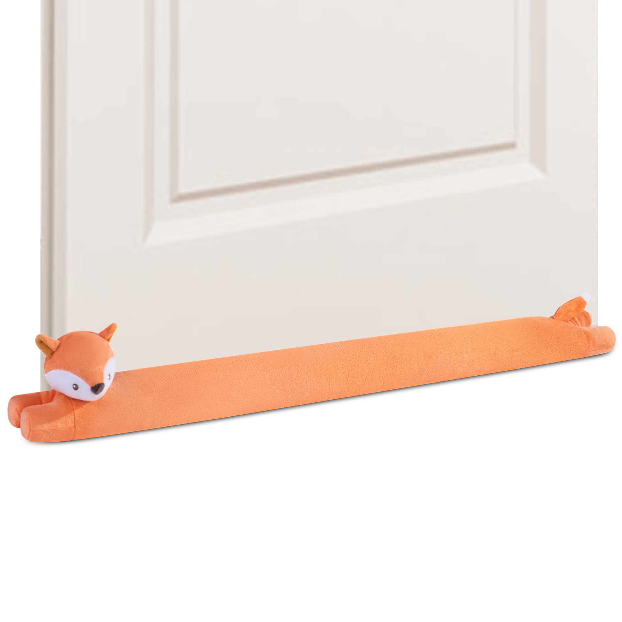 My OLi 36" Under Door Draft Stopper Stuffed Fox Heavy Duty Door Draft Blocker Noise Dust Wind Stop Soundproof Energy Saver for Indoor Home Children's Room