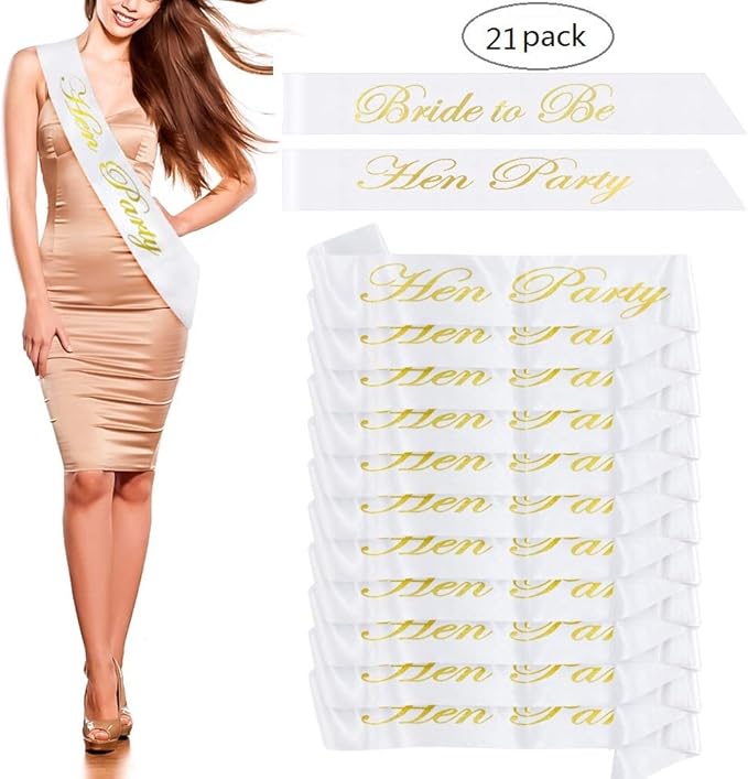Hen Party Sashes Pack Of 20