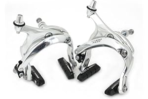 TEKTRO R559 Caliper Brake Set Long Reach 53-73mm Recessed Nut, Silver, ST1414-S