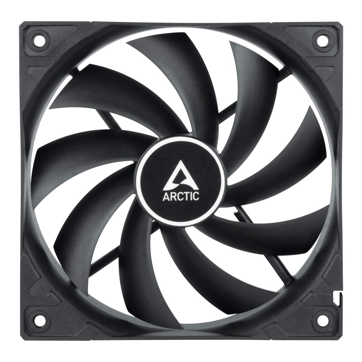ARCTIC F12 (5 Pack) - PC Fans, 120mm Standard Case Fan, Low Noise, Quiet Motor, Computer, Fan Speed: 1350 RPM - Black