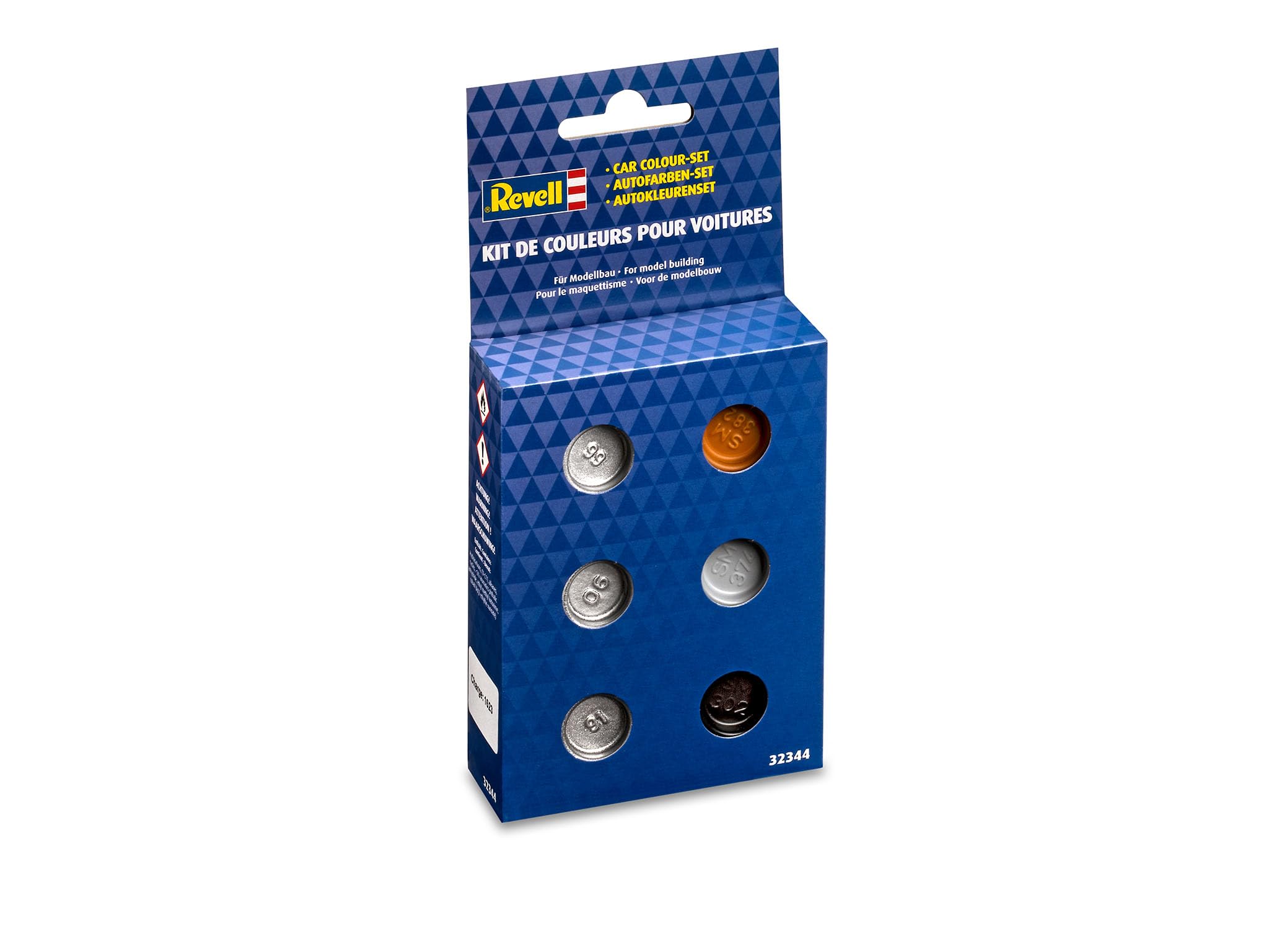 Revell 32344 32344-Autombile Colour Set 2, 6X Enamel Paints, Beige, 34 x 24 x 3 cm