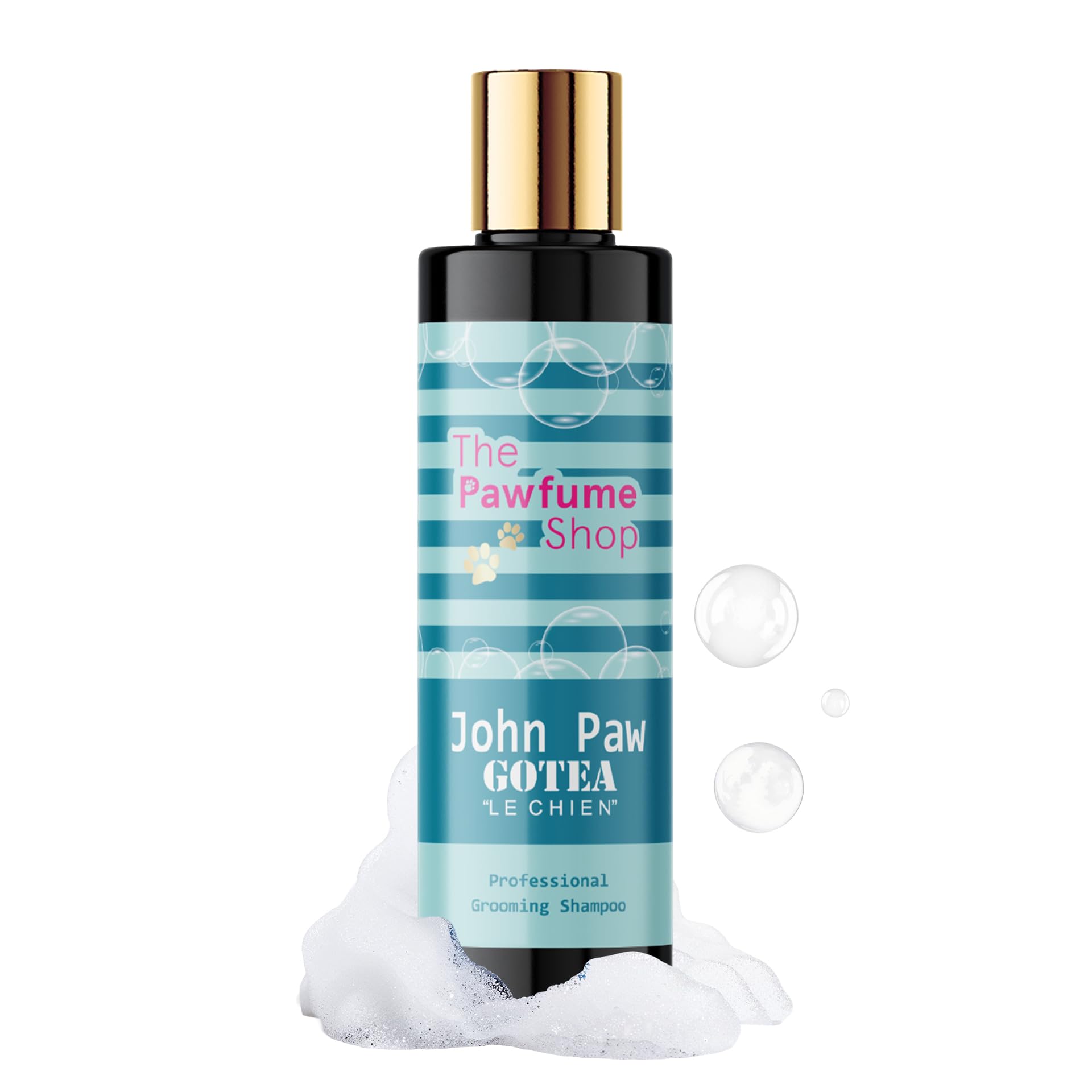 The Pawfume Shop - John Paw Gotea, Male Dog Shampoo - For all Breeds & Sizes - Clean & Healthy Coat, Gentle on Skin, Long-Lasting Freshness - Vegan-Friendly, 20:1 Dilution Rate, 250ml