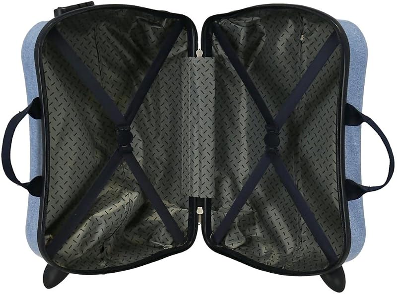 Stich Dance it out Maleta Infantil Azul 50x38x20 cms Rígida ABS Cierre de combinación Lateral 34L 1,8 kgs 2 Ruedas Equipaje Mano