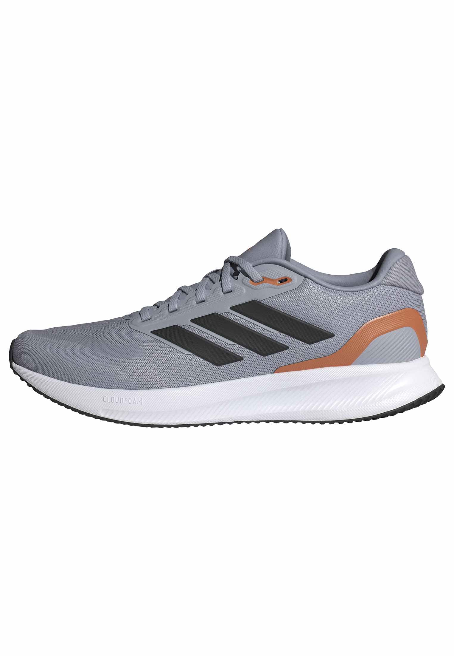Adidas Men's Run Falcon 5, Halo Silver/Black, 7 Image