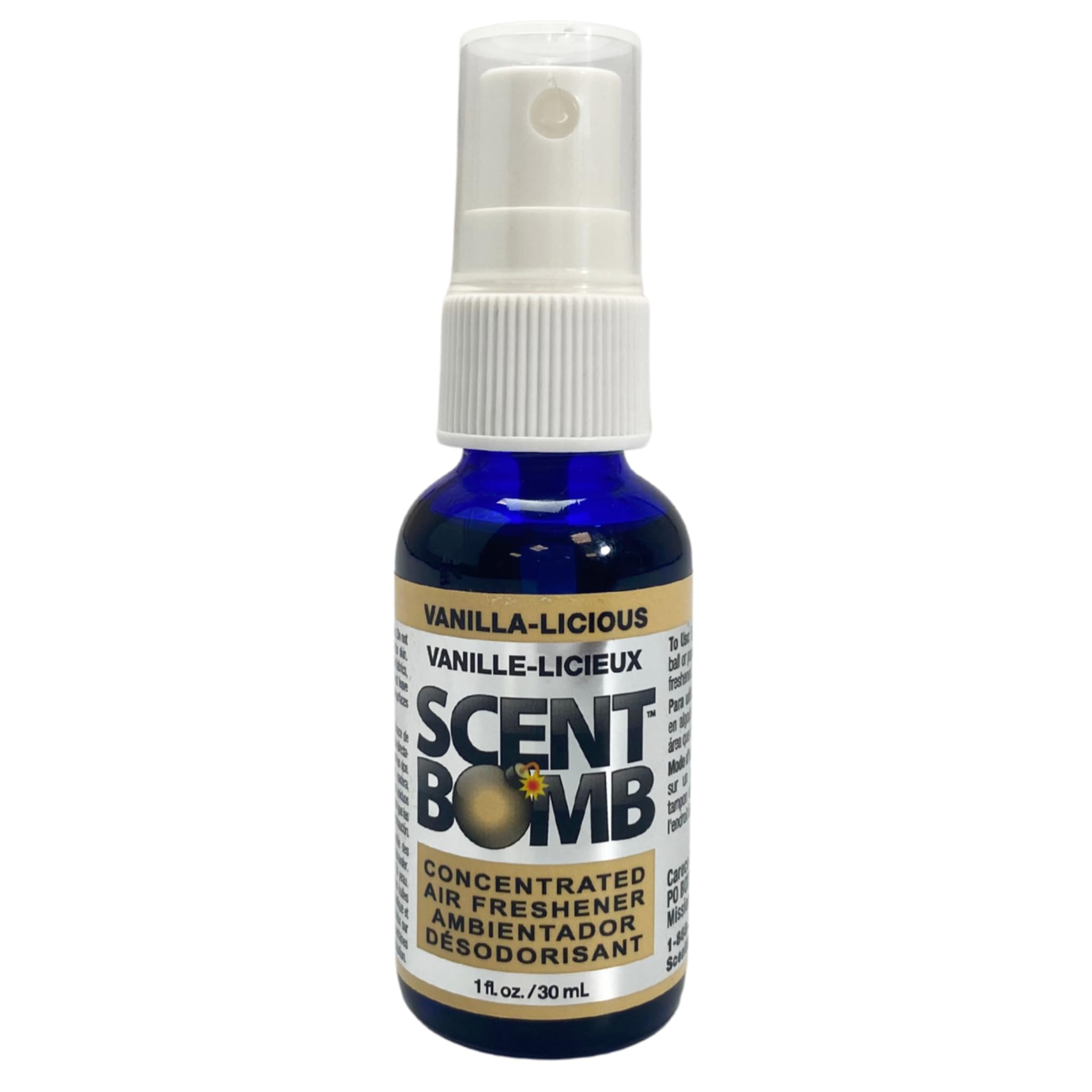 Scent Bomb Spray Bottle - Vanilla-Licious Air Freshener - 30ml