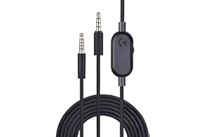 Iootmoy Replacement Cable for G433 Headset Audio Aux Cord Compatible with Logitech G233/ G Pro/G Pro X Gaming Headphone with Mic Mute and Volume Controller