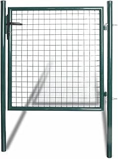 vidaXL Einzeltor 100x150cm Zauntor Gartentor Gartenpforte Gartentür Tür Hoftür