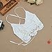 ROPALIA Women Crochet Lace Bralette Knit Bra Boho Beach Bikini Halter Tank Top