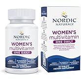 Nordic Naturals Women's Multivitamin One Daily, Energy, Hair &amp; Skin Support | 20 Essential Nutrients for Skin, Hair, Energy &amp; Bone Support. Immunity Supplement. One Daily Tablet. 30 Servings.