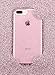 ULAK Clear Glitter Case for iPhone 8 Plus, iPhone 7 Plus Clear Shock Absorption Bumper TPU Protective Cover Case for Apple iPhone 7 Plus/iPhone 8 Plus (2017), Pink Glitter