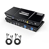TESmart USB 3.0 HDMI KVM Switch 1 Monitor 2