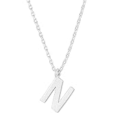 PAVOI 14K Gold Plated Initial Necklace | Letter Necklaces for Women