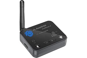 Avantree Audikast 4 - Auracast & Bluetooth 5.4 TV Transmitter 2-in-1 for Headphones & Selected Personal Listening Devices, ap