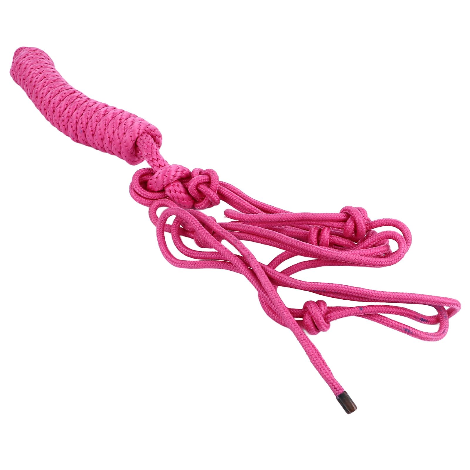 Fockety Professional Adjustable Rope Halter in Polyester Multi Knots for Everyday (Rose)