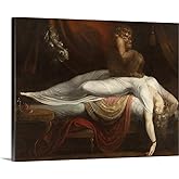 CANVAS ON DEMAND The Nightmare, 1781 Canvas Wall Art Print by Henry Fuseli, Figurative, Home Decor, Artwork, 20"x16"