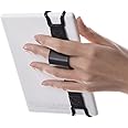WANPOOL Universal Non-Slip Hand Strap Holder Support with Adjustable Leather Belt Stand, for Kindle 6 Inch E-Readers - Paperwhite/Voyage/Oasis/Fire HD 6 and More