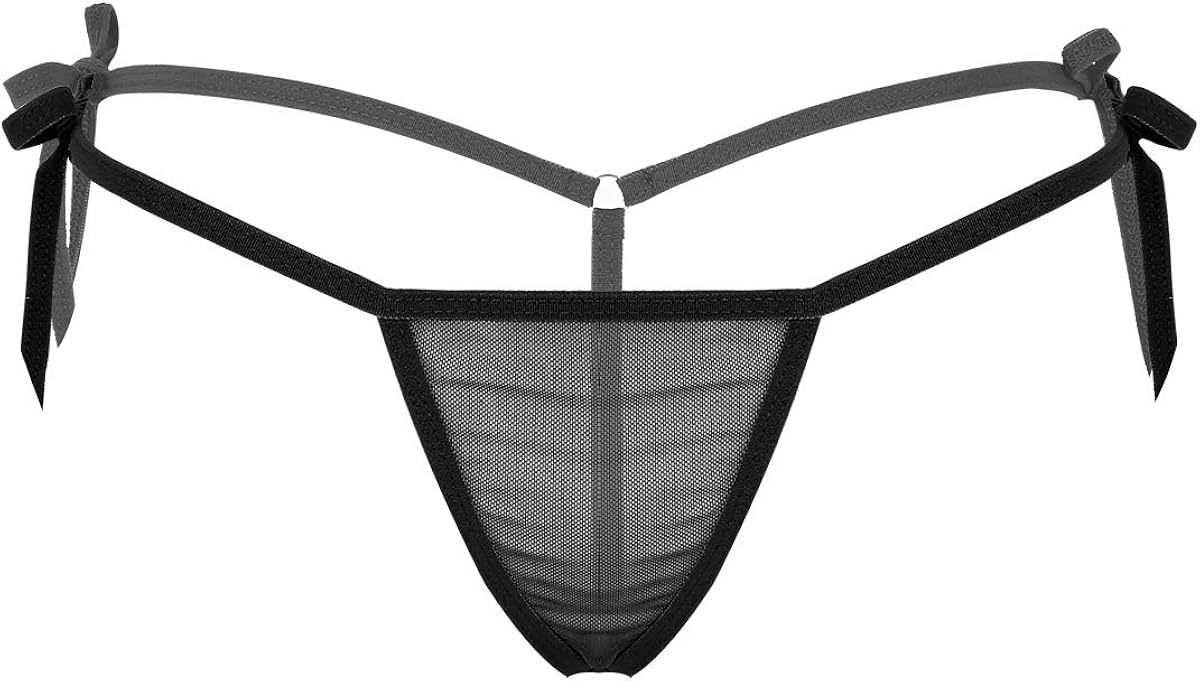 Perizoma Donna In Rete Con Stampa Mimetica, Slip Sexy T-Back, Intimo Traspirante Morbido Elastico Taglia Unica