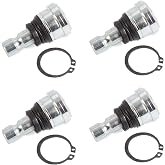 (Set of 4) Front Upper &amp; Lower Ball Joint Kit for Polaris Ranger 800 900 XP, RZR 800 900 S, Sportsman 550 850 1000, Scrambler XP 850 1000 (2008-2020), Replaces 7081263 7061220 7061187 7081505 7081580