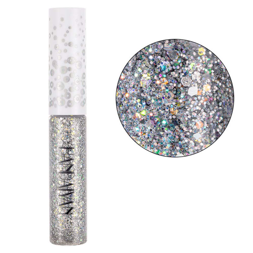 Glitter Liquid Eyeliner, Zhengpin 12 Colors Luminous