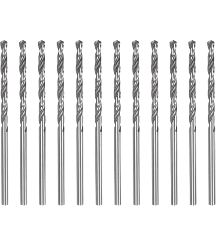 Forets Acier Rapide M2 Revêtus TiN - Diamètre 2,6 Mm - Lot De 6 - Pour Acier Inoxydable, Métaux Durs