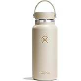 Hydro Flask Water Bottle - Insulated Stainless Steel - Wide Cap Lid, Non Spill, Leakproof 32 Oz Coconut Cream