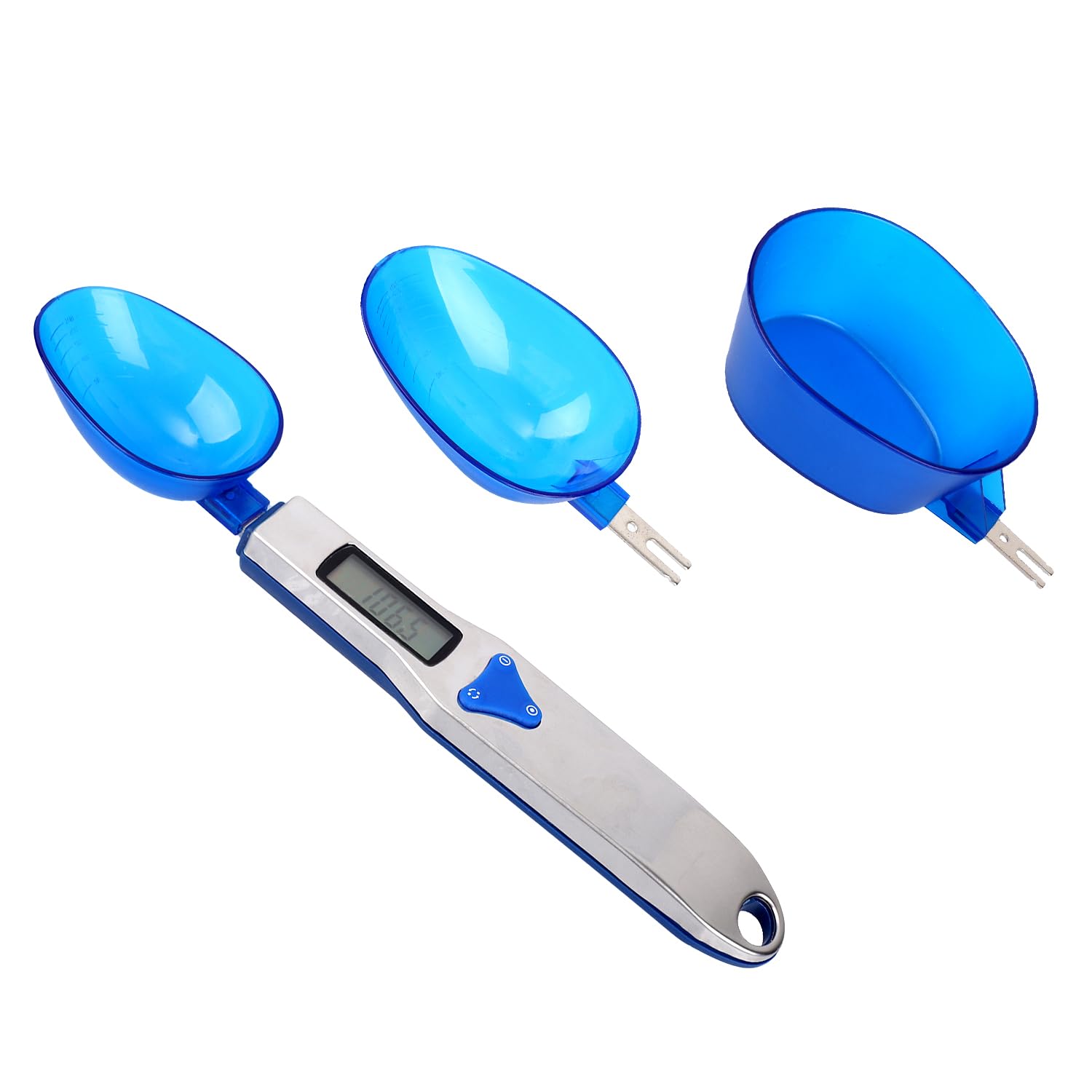 Photo 1 of Digital Spoon Scale with 3pcs Measuring Spoon, Electronic Food Measure Scoop Baking Scale Gram Weight Electric Measuring Scoop 500g/0.1g High Precision Kitchen Gadgets for Coffee Milk Tea Flour Spices