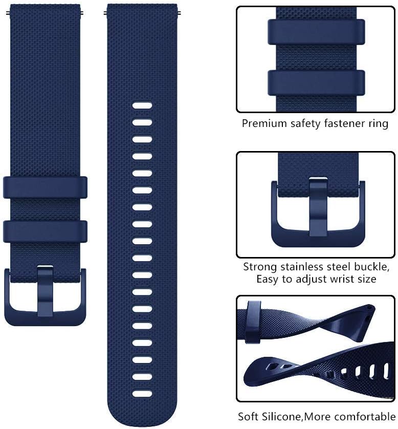 ISABAKE Strap for Garmin Venu 2S/ Vivoactive 4S/ Vivomove 3S - Image 4