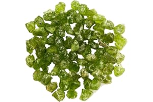 GEMPIRES NATURE’S TREASURE Gempires Natural Green Peridot Gemstones For Jewelry Making, Assorted Loose Stones, August Birthstone, Bulk Gemstones And Crystals (Peridot 50 Carat)