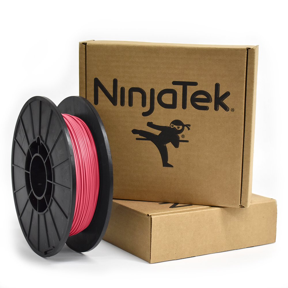 NinjaTek 3DNF07117505 NinjaTek NinjaFlex TPU Filament, 1.75mm, TPE.5kg, Flamingo (Pink) (Pack of 1)