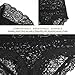 Eve's Temptation Corey High-Waisted Panties Slimming Floral Stretchy Lace Sexy Lingerie Underwear for Women Black Large