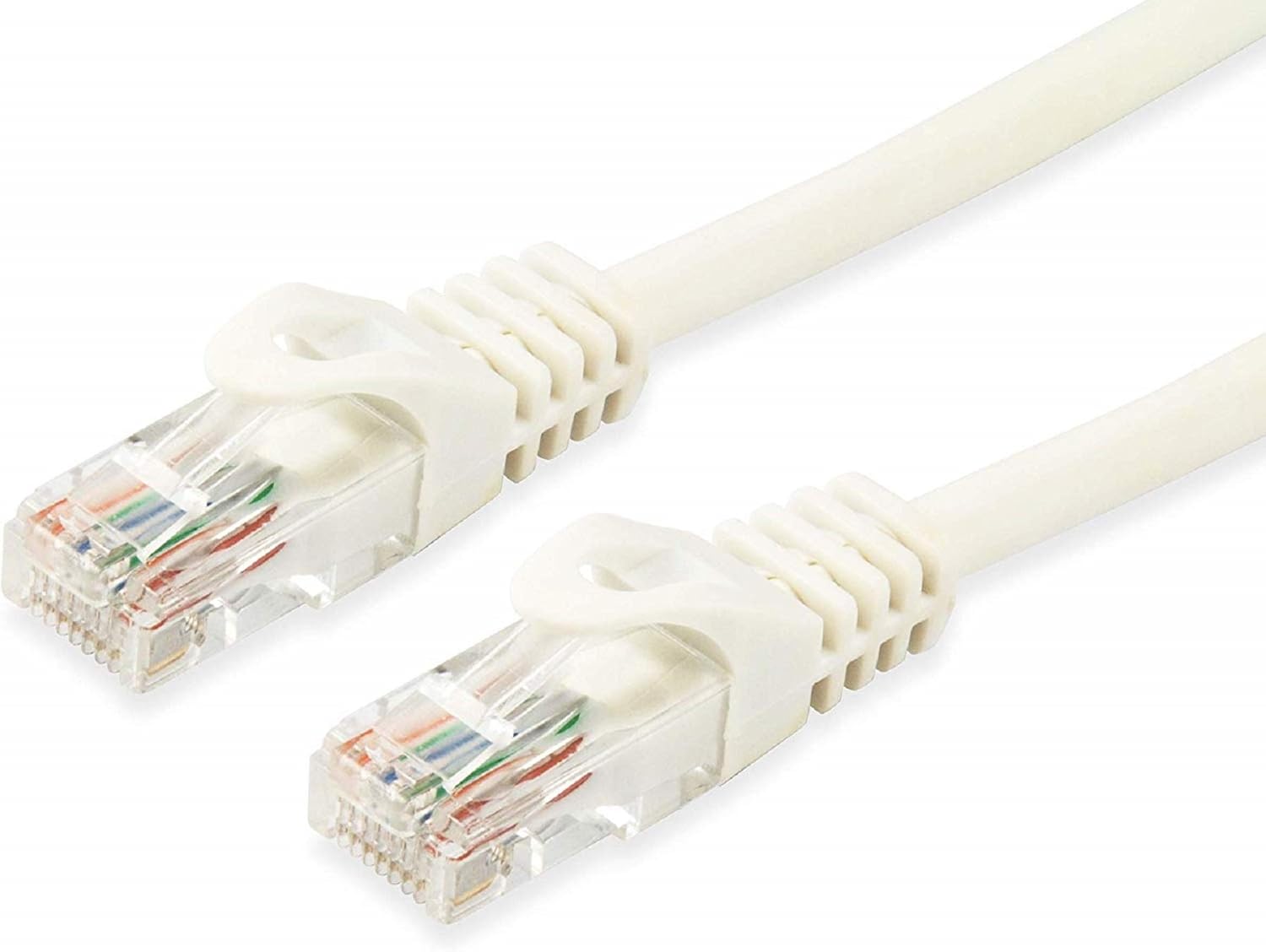 Equip Patch Cable Cat6A U/UTP 2xRJ45 2.0m Polybag, White, 2,00 Meter