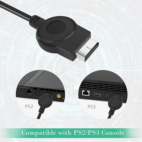 PS2/ PS3 AV Multi Out to Component Video Audio Cable, HD