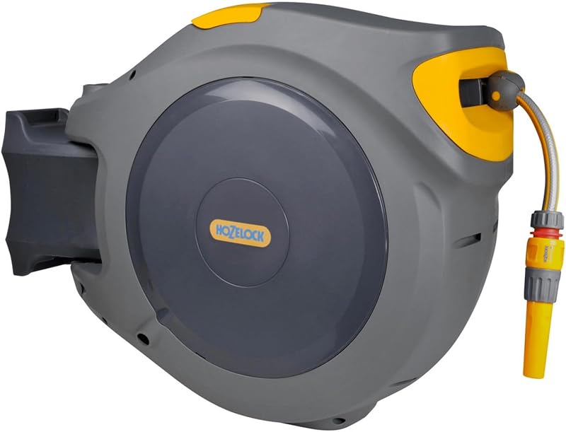 Hozelock Auto Reel 2595 40m Hose Wall Mount Pivot Self-Rewinding