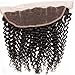 Beauty Forever Malaysian Curly Hair 1piece 13x4 Free Part Lace Frontal 100% Unprocessed Human Virgin Hair Natural Color(18 inch)