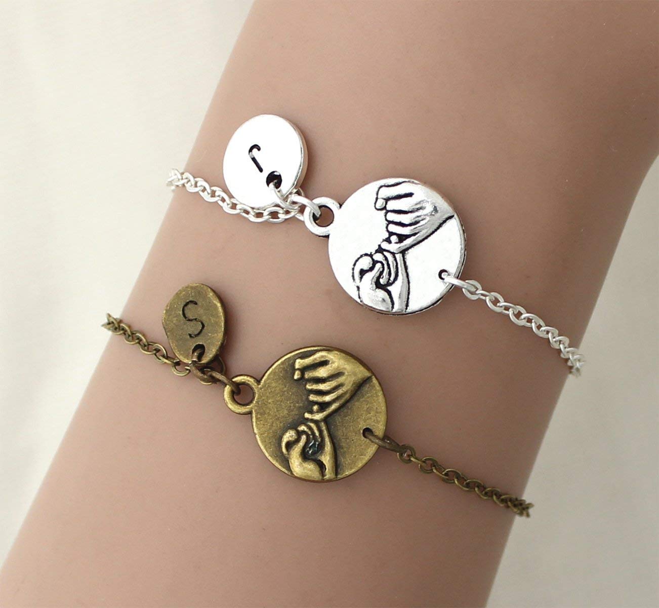 boyfriend girlfriend initial bracelets