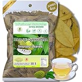 Guanábana Hojas (Soursop Leaves Tea) – Jumbo 4 oz – 100% Natural, Vegan, Non-GMO, Wildcrafted & Authentic – Caffeine-Free Herbal Tea – Makes 30+ Cups