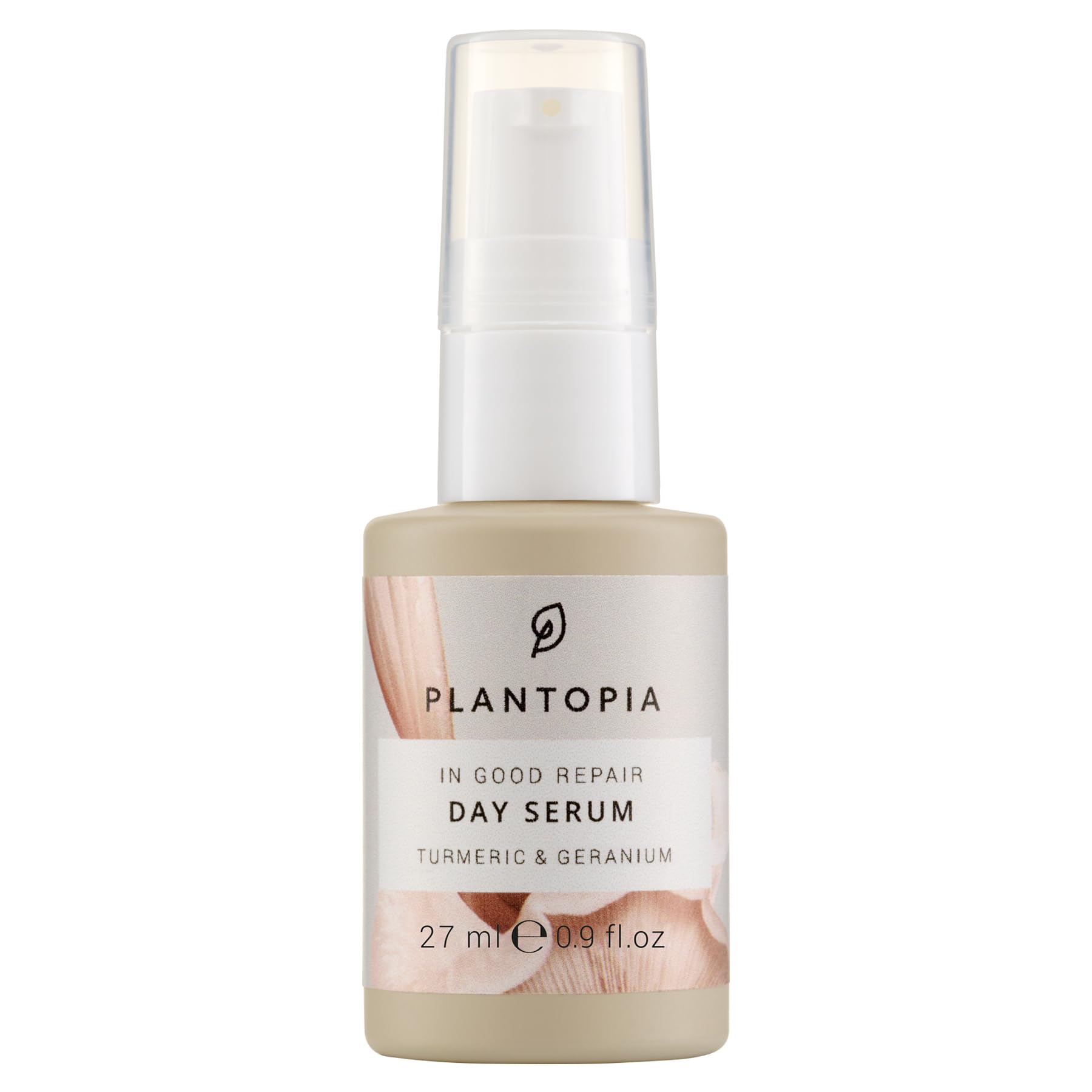 Plantopia In Good Repair Face Serum, 27 ml - Relaxing & Calming Turmeric & Geranium - Cruelty Free Vegan - Hydrating Skin Repair Serum