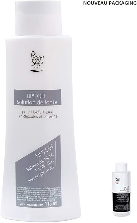 Peggy Sage Tips Off Dissolvant Pour Vernis Semi Permanent Capsules Et Resines 115ml 146003 Amazon Fr Beaute Et Parfum