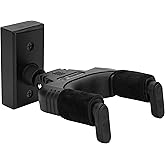 Sondery Guitar Wall Mount Hanger, Auto Lock and Adjustable Hook Holder for Acoustic and Electric Guitar, Ukulele, Bass, Banjo