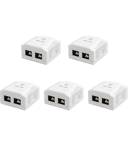P2様 Amazon.com: Monoprice Cat6 RJ45 Surface Mount Box - UL