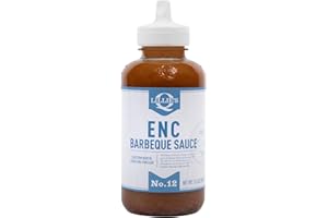 Lillie's Q - ENC Barbeque Sauce, Gluten-Free, Non-GMO, No Preservatives, Gourmet Spicy Vinegar BBQ Flavor (13.6 oz)